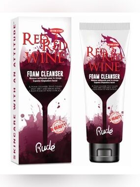 RUDE Red Wine Foam Cleanser Skincare
